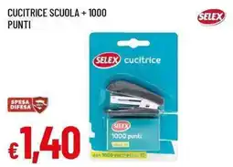 Famila Superstore Selex cucitrice offerta