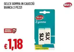 Famila Superstore Gomma in caucciù bianca Selex offerta