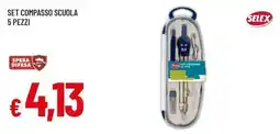 Famila Superstore Set compasso scuola Selex offerta
