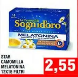 Bitar La Camomilla Sognidoro Melatonina offerta