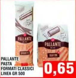 Bitar Pallante pasta formati classici linea gr 500 offerta