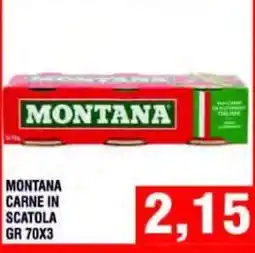 Bitar Montana carne in scatola offerta