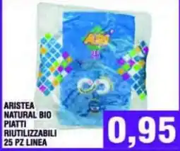 Bitar Aristea natural bio piatti riutilizzabili offerta
