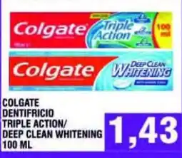 Bitar Colgate dentifricio triple action/ deep clean whitening offerta