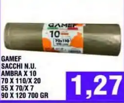 Bitar Gamef sacchi n.u. ambra offerta