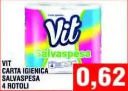 Bitar Vit carta igienica salvaspesa offerta