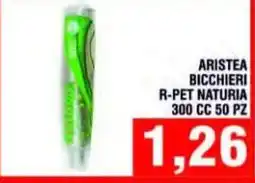 Bitar Aristea bicchieri r-pet naturia offerta