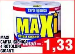 Bitar Maxi carta igienica offerta