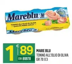Tutto Risparmio Cash&Carry Tonno all'olio di oliva Mare Blu offerta