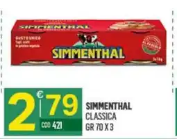 Tutto Risparmio Cash&Carry Simmenthal classica offerta