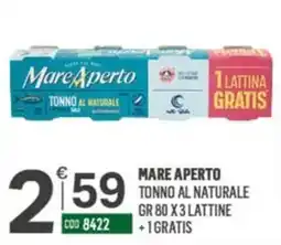 Tutto Risparmio Cash&Carry Mare Aperto tonno al naturale offerta