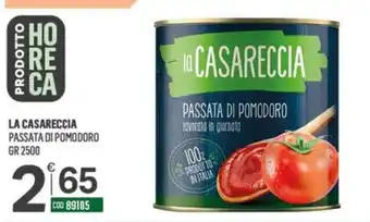 Tutto Risparmio Cash&Carry La Casareccia passata di pomodoro offerta