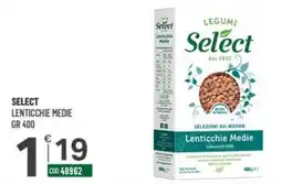 Tutto Risparmio Cash&Carry Select Lenticchie Medie offerta