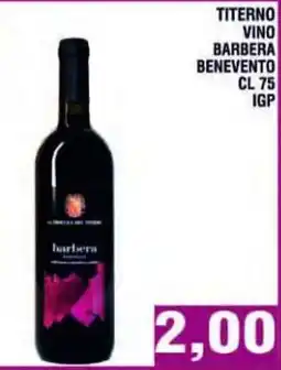 Bitar Titerno vino barbera offerta