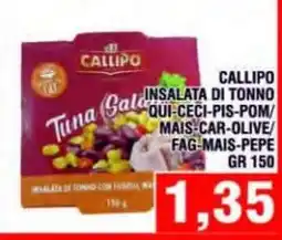 Bitar Callipo insalata di tonno offerta