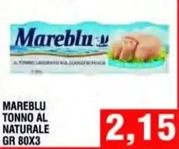 Bitar Mareblu tonno al naturale offerta