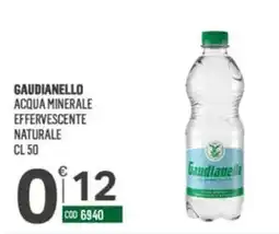 Tutto Risparmio Cash&Carry Gaudianello acqua minerale effervescente naturale offerta