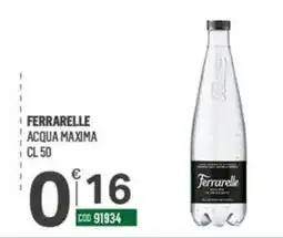 Tutto Risparmio Cash&Carry Ferrarelle acqua maxima offerta
