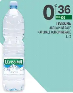 Tutto Risparmio Cash&Carry Levissima acqua minerale naturale oligominerale offerta