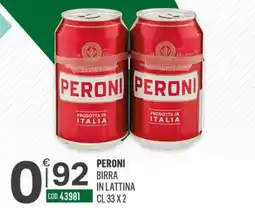 Tutto Risparmio Cash&Carry Peroni birra offerta