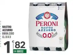 Tutto Risparmio Cash&Carry Peroni Nastro Azzurro Birra Zero offerta