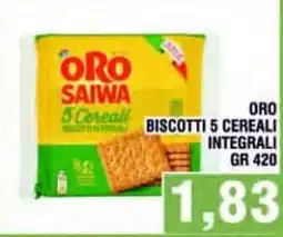 Bitar Oro Saiwa Biscotti 5 Cereali Integrali offerta