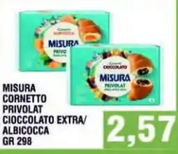 Bitar Misura cornetto privolat cioccolato extra/albicocca offerta