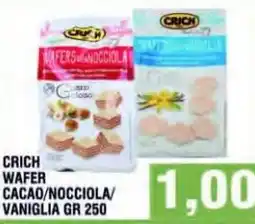 Bitar Crich wafer cacao/noccio/ vaniglia offerta