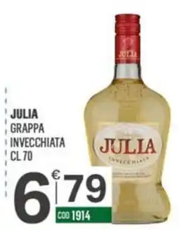 Tutto Risparmio Cash&Carry Julia grappa invecchiata offerta