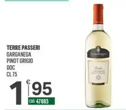 Tutto Risparmio Cash&Carry Terre Passeri Garganega Pinot Grigio offerta