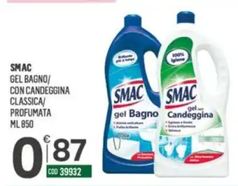 Tutto Risparmio Cash&Carry Smac gel bagno con candeggina classica profumata offerta
