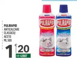 Tutto Risparmio Cash&Carry Pulirapid anticalcare classico/ aceto offerta