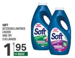 Tutto Risparmio Cash&Carry Soft detersivo lavatrice liquido offerta