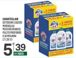 Tutto Risparmio Cash&Carry Chanteclair detersivo liquido offerta