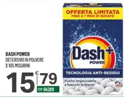 Tutto Risparmio Cash&Carry Dash Power Detersivo in polvere offerta