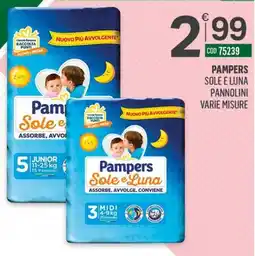 Tutto Risparmio Cash&Carry Pampers Sole e Luna pannolini offerta