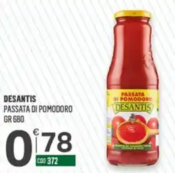 Tutto Risparmio Cash&Carry Desantis passata di pomodoro offerta