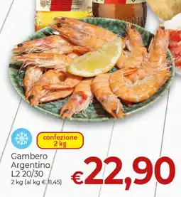Supermercati Nonna Isa Gambero Argentino offerta