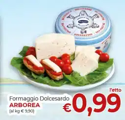 Supermercati Nonna Isa Formaggio Dolcesardo Arborea offerta