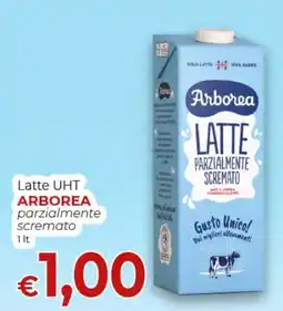 Supermercati Nonna Isa Latte UHT Arborea parzialmente scremato offerta