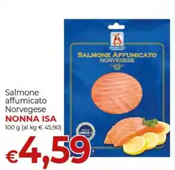 Supermercati Nonna Isa Salmone affumicato Norvegese NONNA ISA offerta