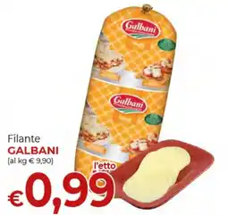 Supermercati Nonna Isa Filante Galbani offerta