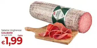 Supermercati Nonna Isa Salame Ungherese Galbani offerta