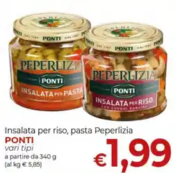 Supermercati Nonna Isa Insalata per riso, pasta Peperlizia Ponti offerta