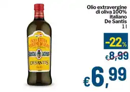 Qui Discount Olio extravergine di oliva De Santis offerta
