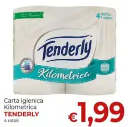 Supermercati Nonna Isa Carta igienica Kilometrica Tenderly offerta