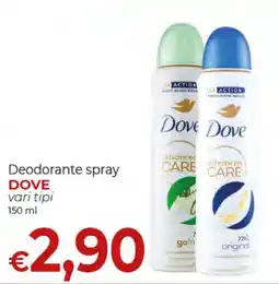 Supermercati Nonna Isa Deodorante spray DOVE offerta