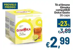 Qui Discount Tè al limone Gimoka offerta