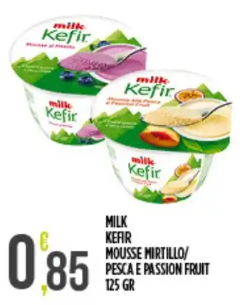 Milk Kefir Mousse Mirtillo/Pesca e Passion Fruit