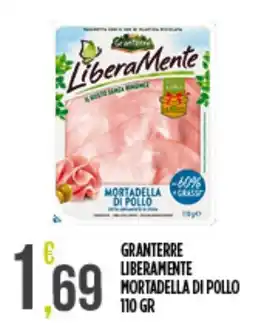 Supermercato Pollio Granterre liberamente mortadella di pollo offerta